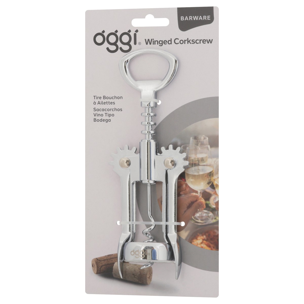 slide 7 of 11, Oggi Barware Winged Corkscrew 1 ea, 1 ct