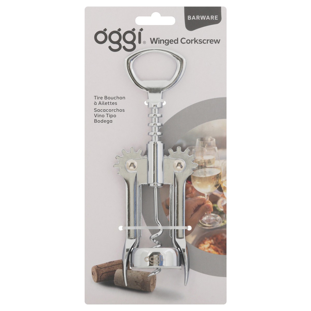 slide 1 of 11, Oggi Barware Winged Corkscrew 1 ea, 1 ct