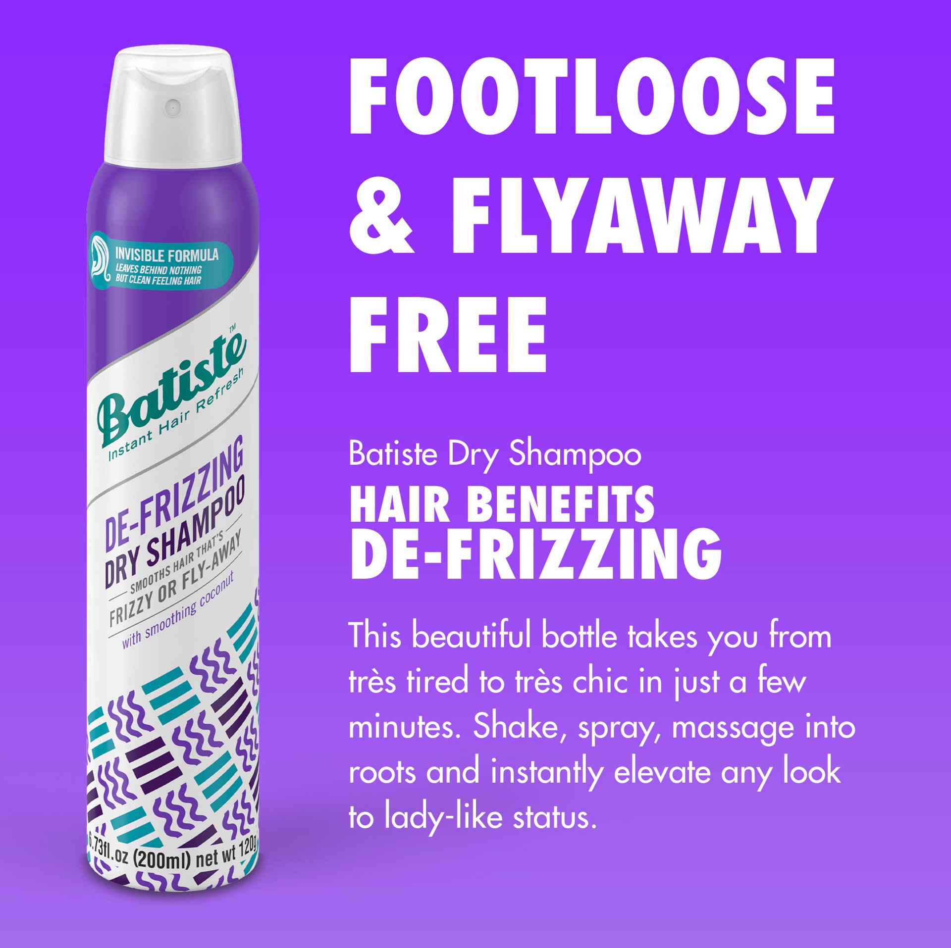 slide 5 of 5, Batiste Dry Shampoo, Defrizzing, 4.23 Oz, 4.23 oz