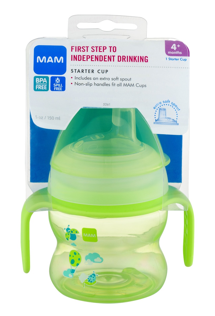 slide 1 of 1, MAM First Step To Independent Drinking Starter Cup, 5 oz
