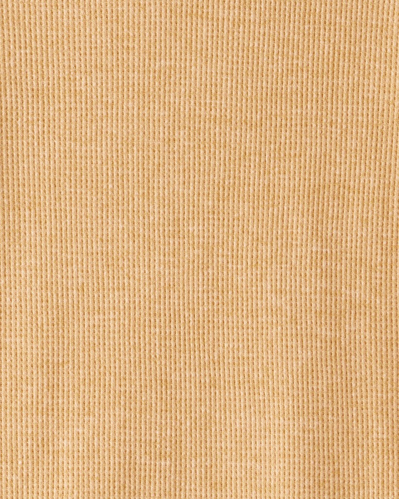 slide 2 of 2, Oshkosh Boys Solid Thermal Long-Sleeve Tee - Yellow Beige 5, 1 ct