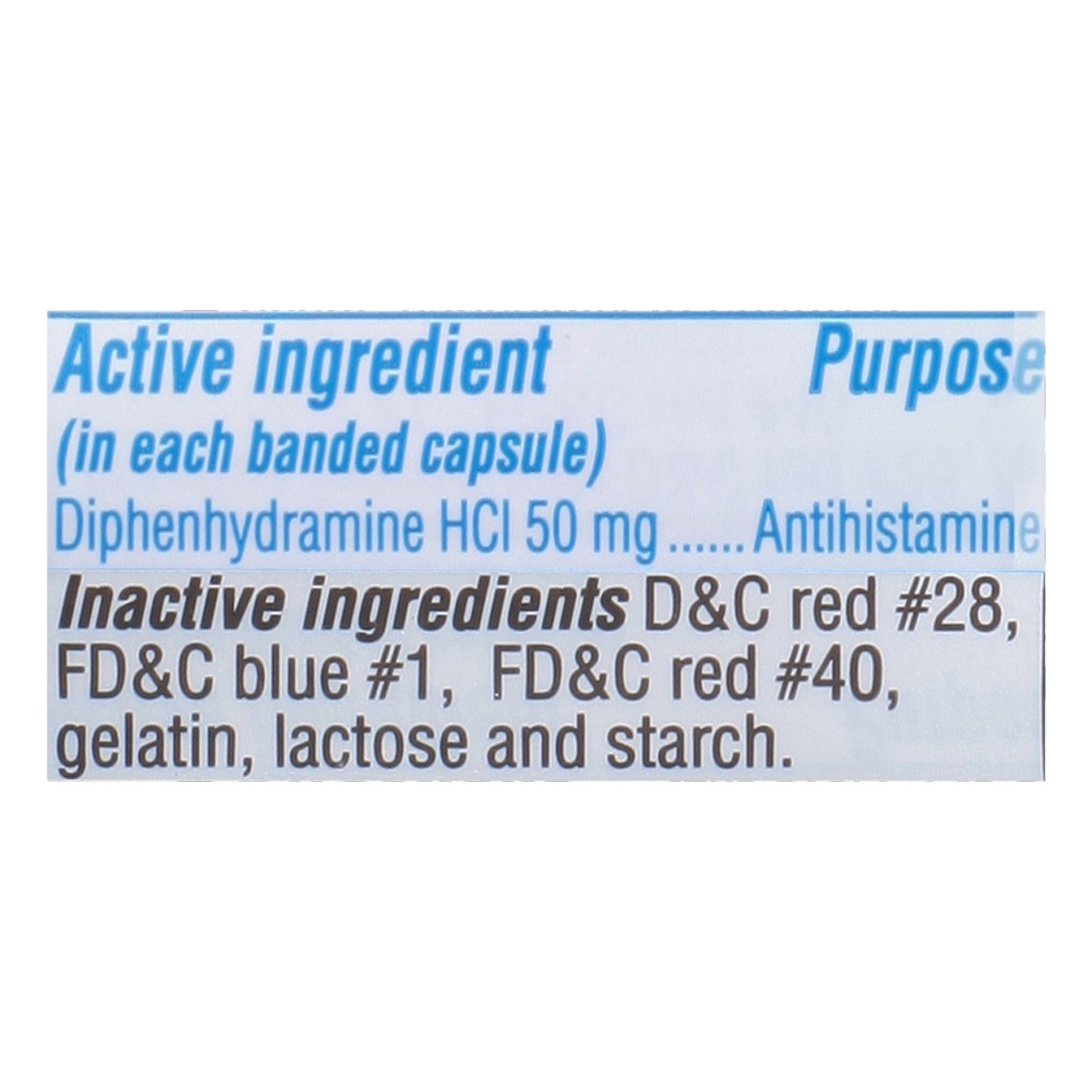 slide 3 of 13, Major 50 mg Banophen 100 Capsules, 50 mg, 100 ct