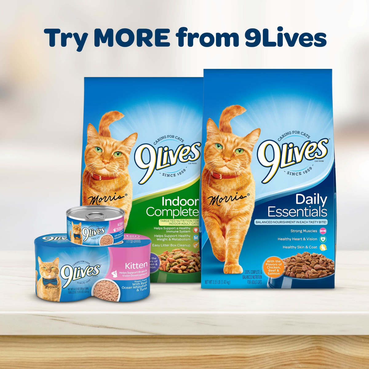 slide 24 of 25, 9 Lives Dry Cat Food Kitten, 2.5 lb