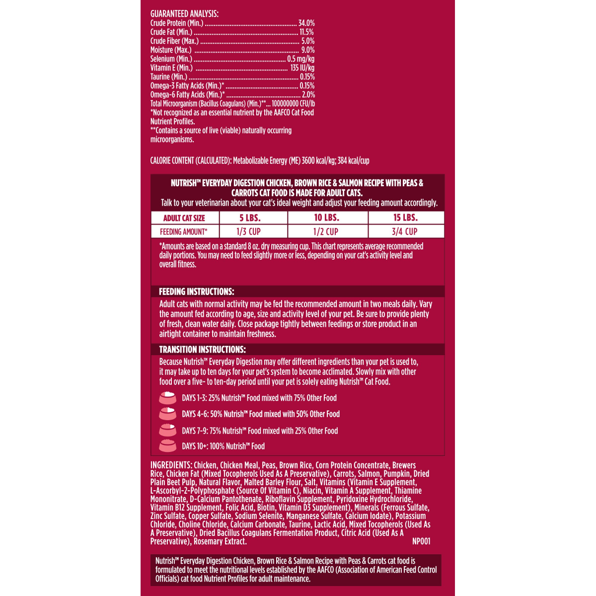 slide 18 of 29, Rachael Ray Chkn Brn Rc Slmn Cat Food, 3 lb