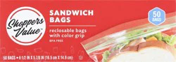Shoppers Value Reclosable Sandwich Bags