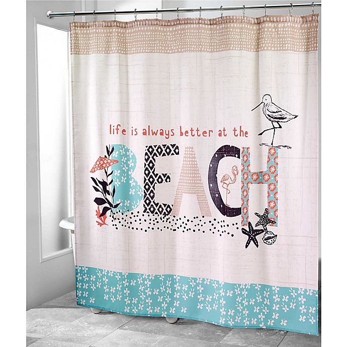 slide 1 of 2, Avanti Life at the Beach Shower Curtain, 1 ct