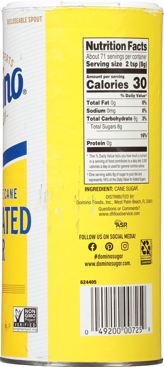 slide 8 of 9, Domino Sugar Canister - 20 oz, 20 oz