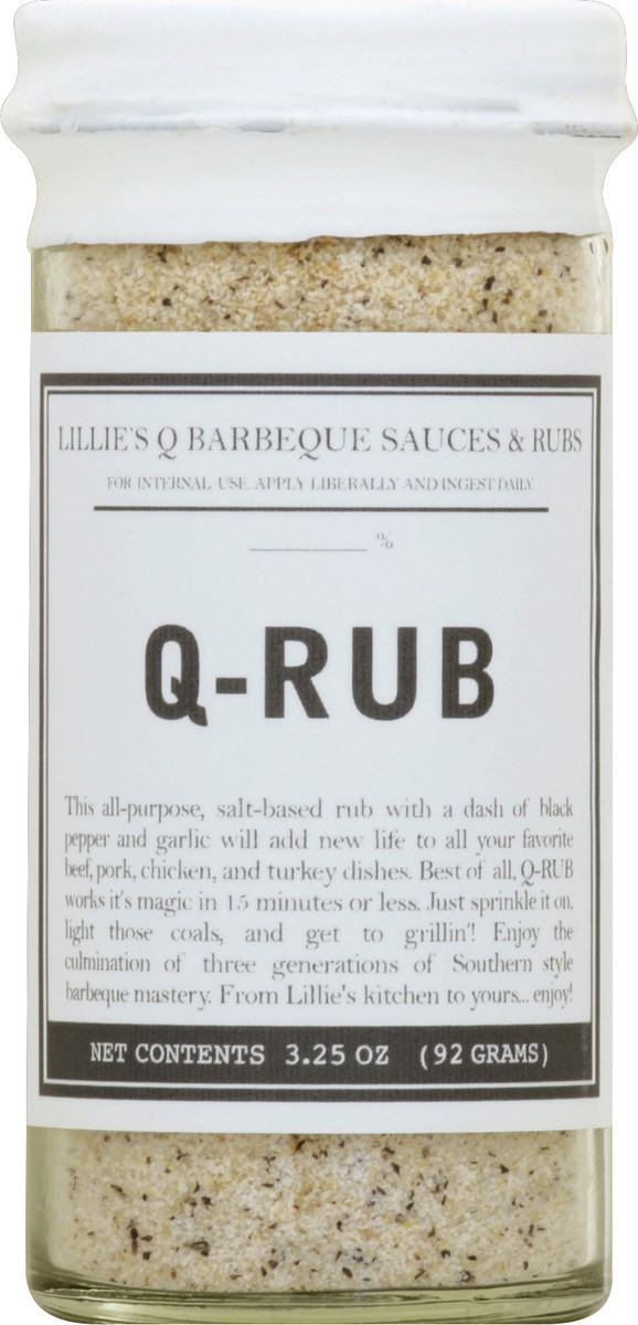 slide 2 of 4, Lillie's Q Q-Rub 3.25 oz, 3.25 oz