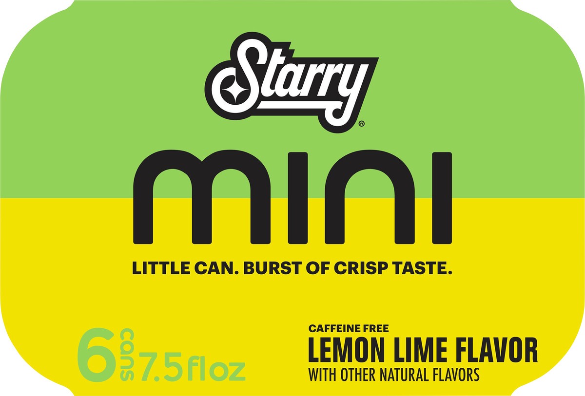 slide 11 of 12, Starry Soda Lemon Lime 7.5 Fl Oz 6 Count, Paperboard, 6 ct
