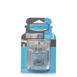 Yankee Candle Car Jar Ultimate Variety: Pink Sands, Sun & Sand, Beach Walk 3 Pk.
