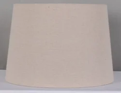 Room & Retreat Small Oatmeal Burlap Shade