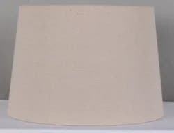 Room & Retreat Small Oatmeal Burlap Shade