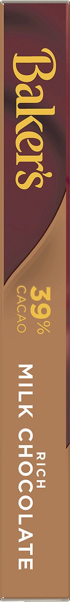 slide 11 of 14, Baker's Premium Milk Chocolate Baking Bar, 4 oz Box, 4 oz