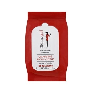 slide 1 of 1, Skinnygirl Cleansing Facial Cloths 25 ea, 25 ct