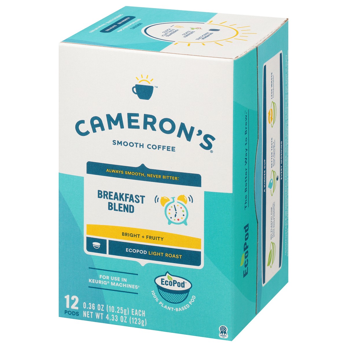 slide 6 of 9, Cameron's Coffee Single Serve Pods, Breakfast Blend, 12 Count, 4.33 oz