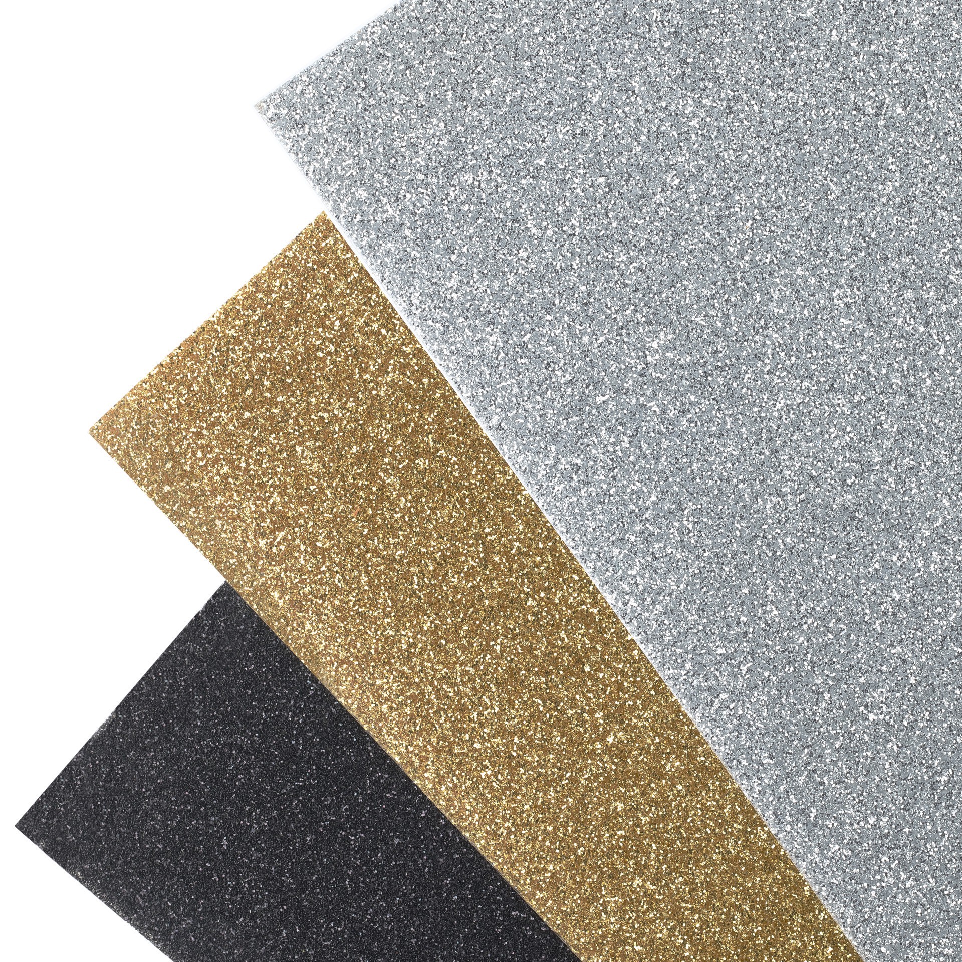 slide 2 of 3, Cricut Glitter Iron-On Basics Sampler, 12" X 12", 12 in x 12 in