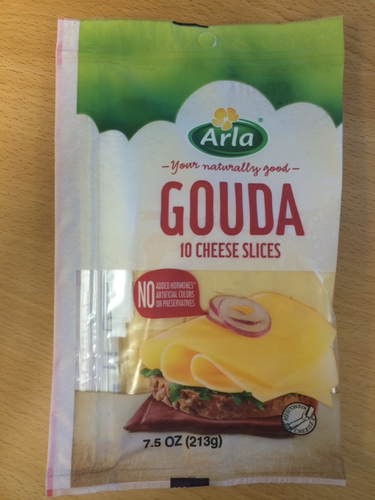 slide 1 of 1, Arla Gouda Cheese Slices, 7.5 oz