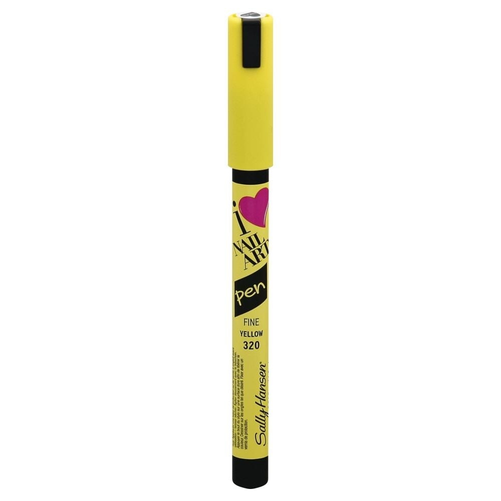 slide 1 of 1, Sally Hansen I Heart Yellow Nail Art Pen, 1 ct