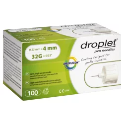 Pen Needle Droplet 32Gx4Mm 100