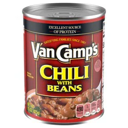 Van Camp''s Chili with Beans, 23g Protein Per Serving, Canned Chili,15 oz. Can