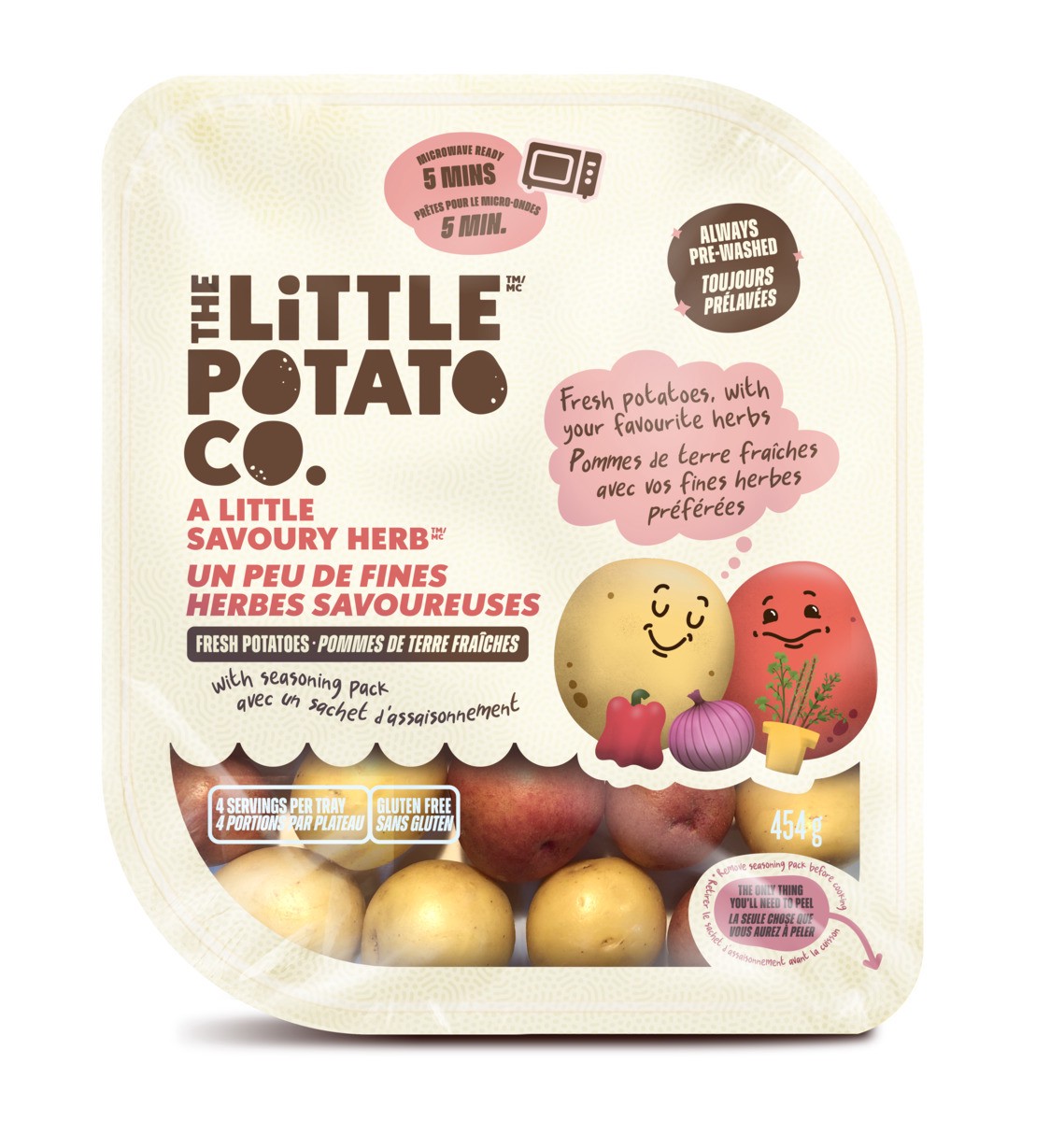 slide 1 of 9, The Little Potato Company Potatoes, 454 g