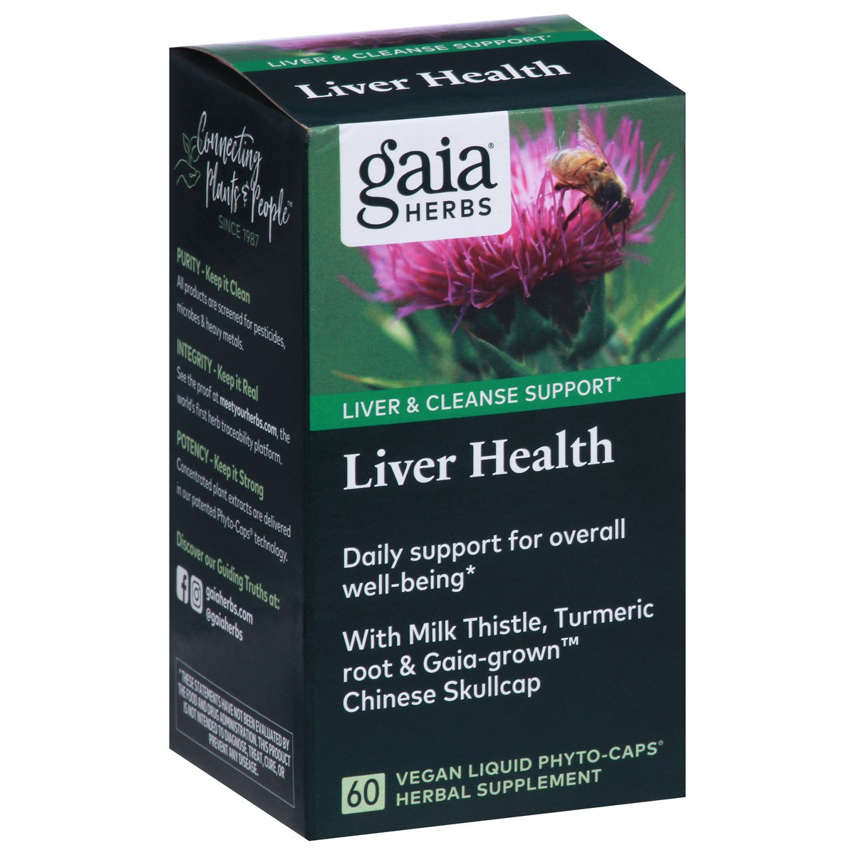 slide 3 of 9, Gaia Herbs Liver Health 60 Capsules, 60 ct