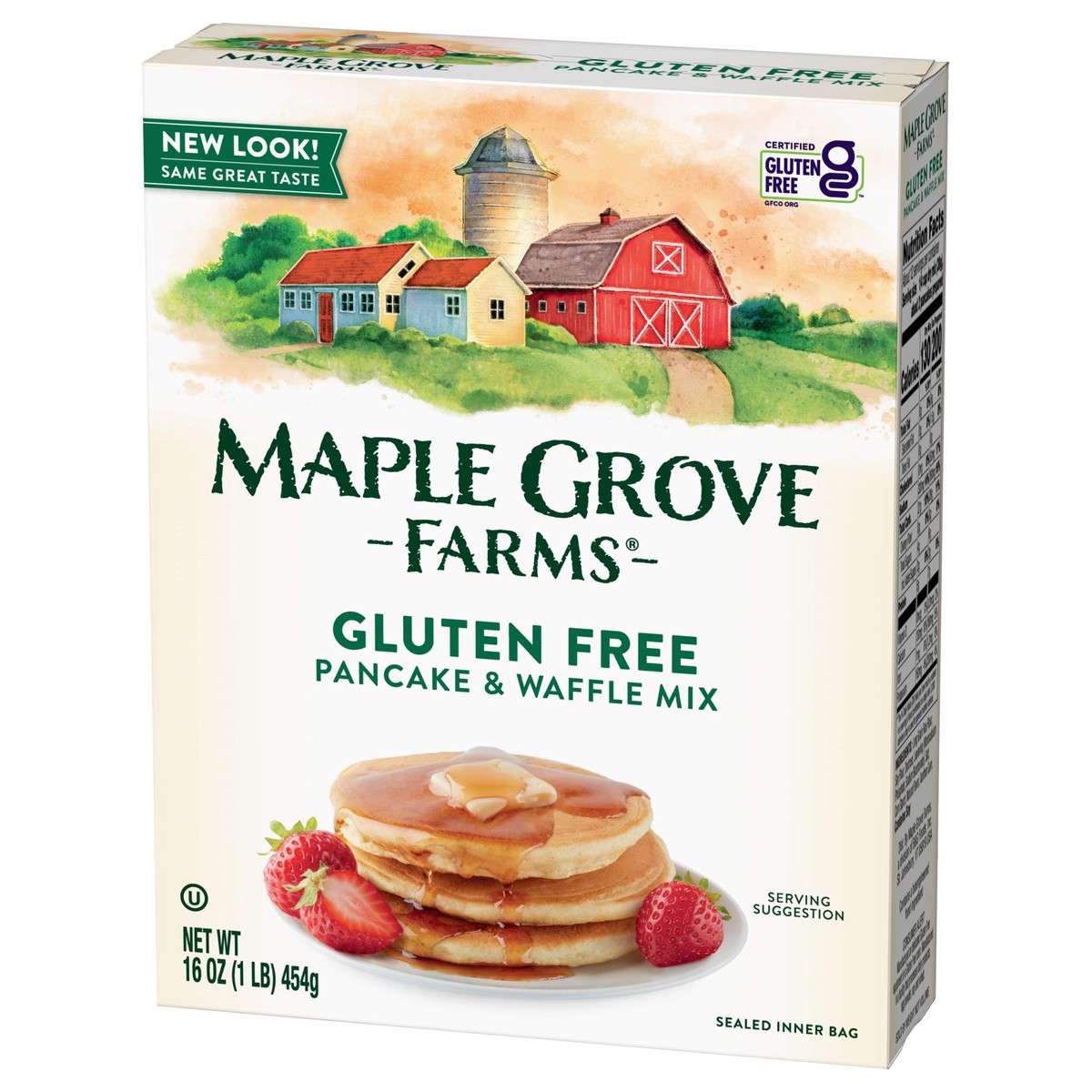 slide 6 of 9, Maple Grove Farms Gluten Free Pancake & Waffle Mix 16 oz, 16 oz