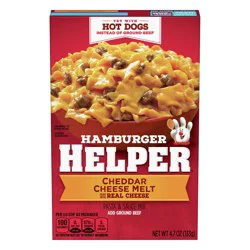 Hamburger Helper Cheddar Cheese Melt Pasta & Sauce Mix 4.7 oz