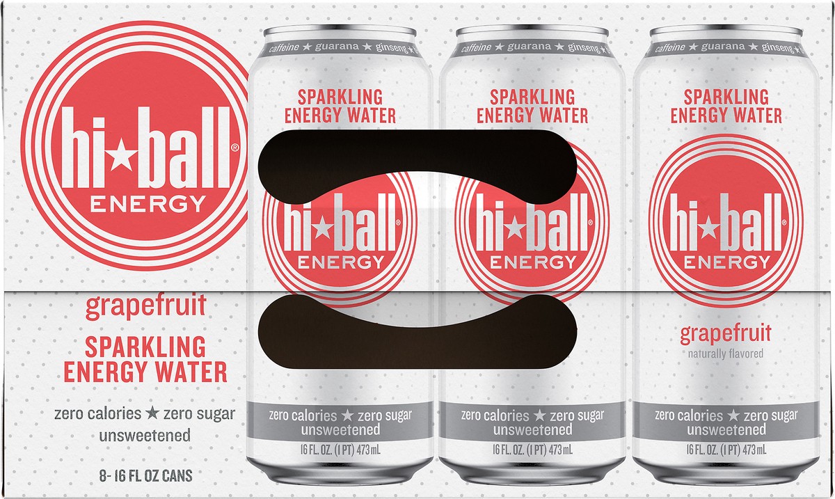 slide 10 of 10, Hiball Grapefruit Sparkling Water - 16 oz, 16 oz