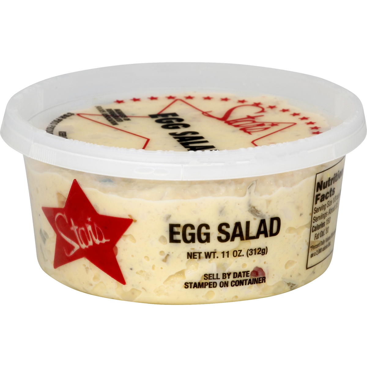 slide 1 of 1, Stars Egg Salad, 11 oz