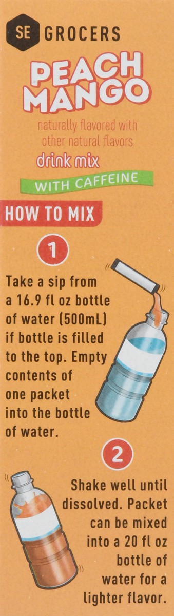 slide 8 of 9, SE Grocers Pch Mngo Engy Drk Mx - 10 ct, 10 ct