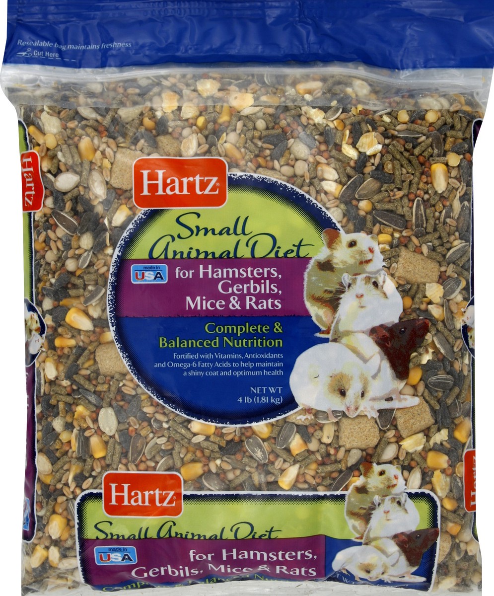 slide 5 of 6, Hartz Diet Food Hamster Gerbil Mouse, 4 lb