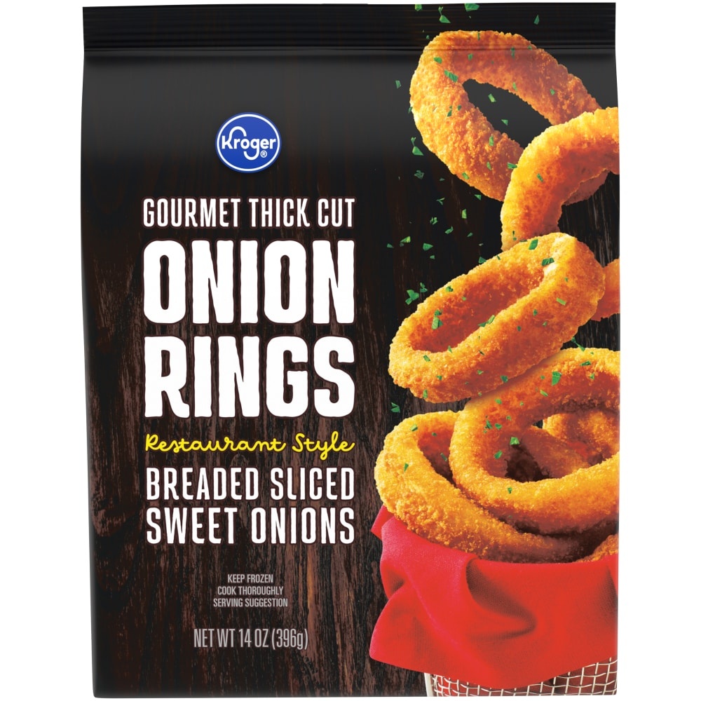slide 1 of 1, Kroger Restaurant Style Onion Rings, 14 oz