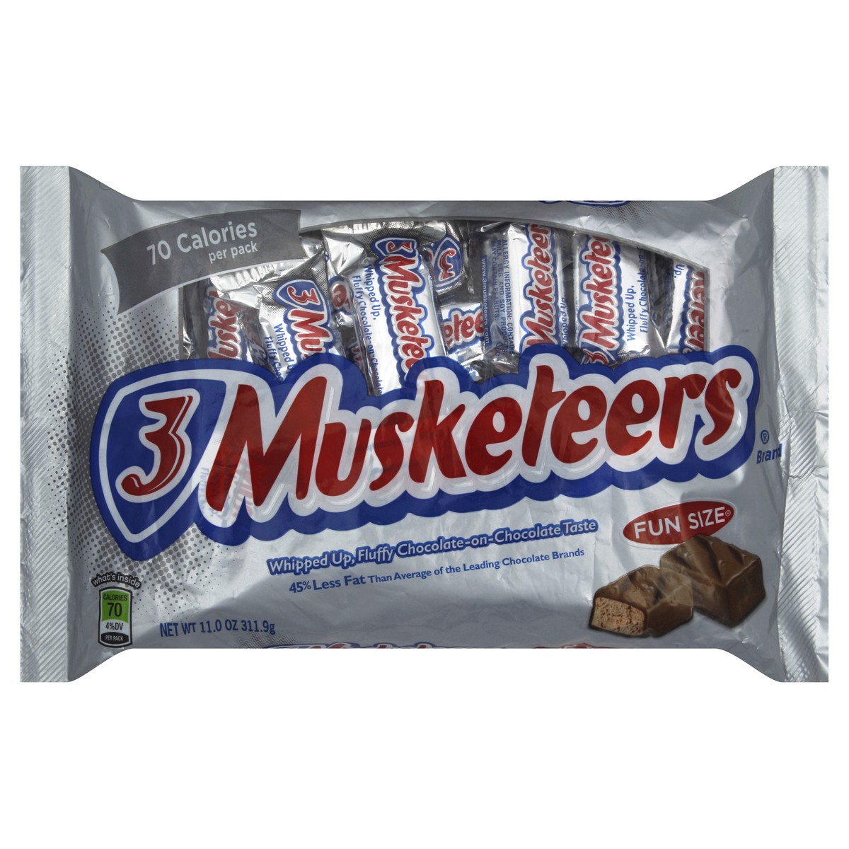 slide 5 of 5, 3 MUSKETEERS Candy Bar 11 oz, 11 oz