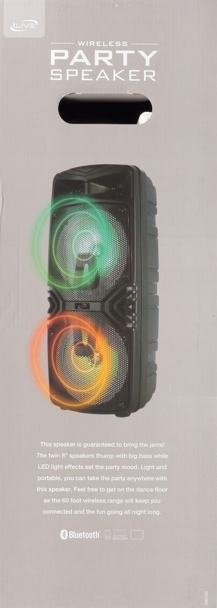 slide 6 of 11, iLive Wireless Party Speaker 1 ea, 1 ct