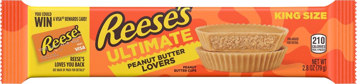 slide 3 of 3, Reese's King Size Ultimate Peanut Butter Lovers Peanut Butter Cups, 2.8 oz