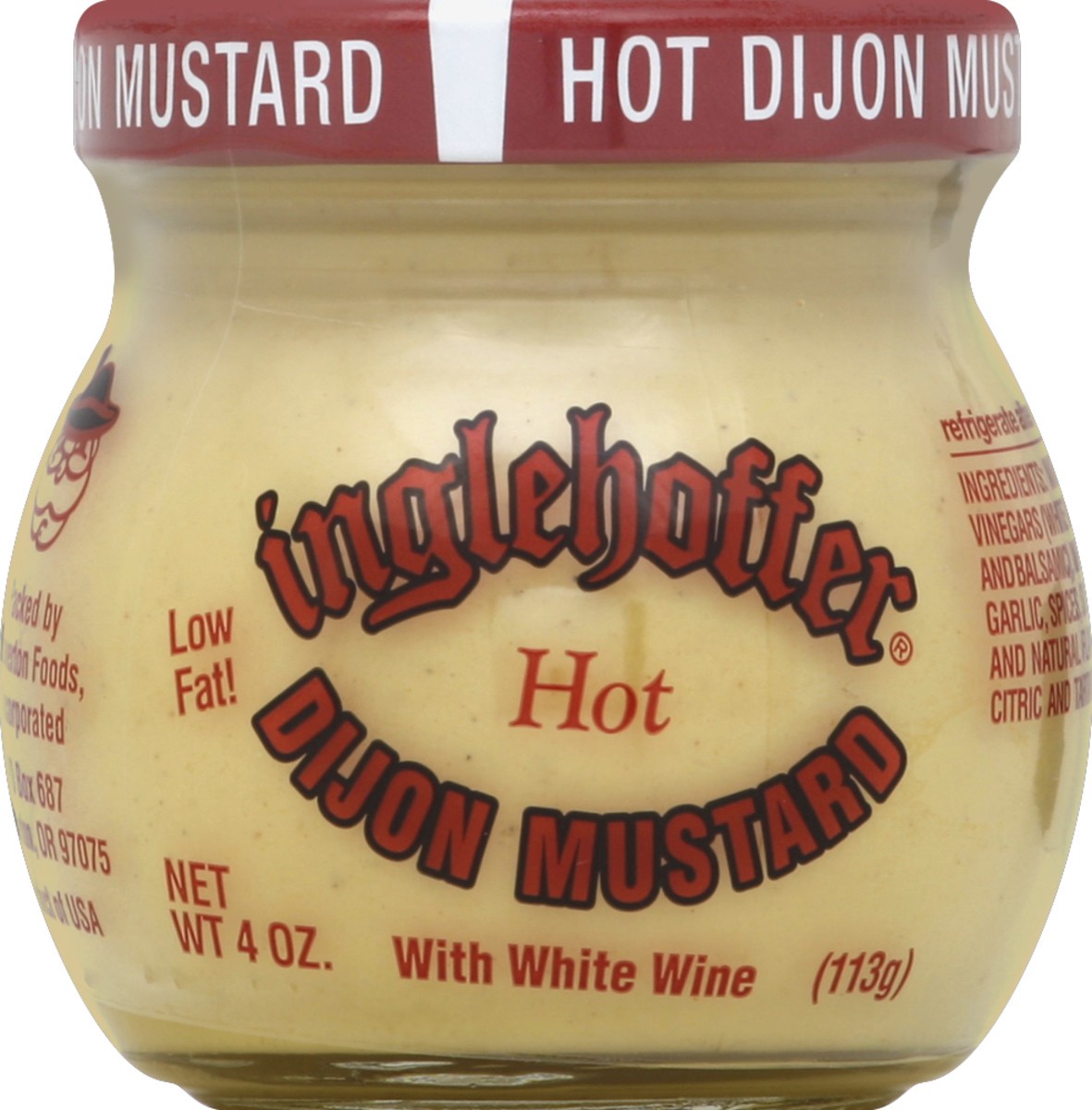 slide 2 of 2, Inglehoffer Hot Dijon Mustard, 1 ct