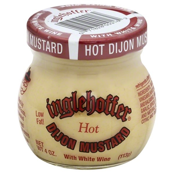 slide 1 of 2, Inglehoffer Hot Dijon Mustard, 1 ct