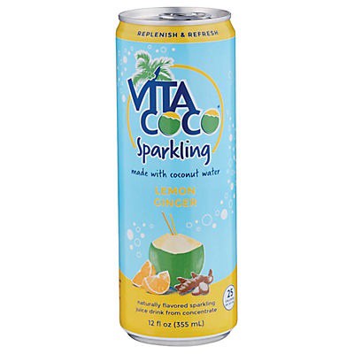 slide 1 of 1, Vita Coco Sparkling Coconut Water, Pineapple Passionfruit, 12oz Can, 12 fl oz