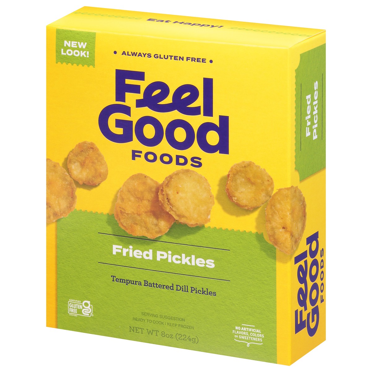slide 8 of 14, Feel Good Foods Fried Pickles 8 oz, 8 oz