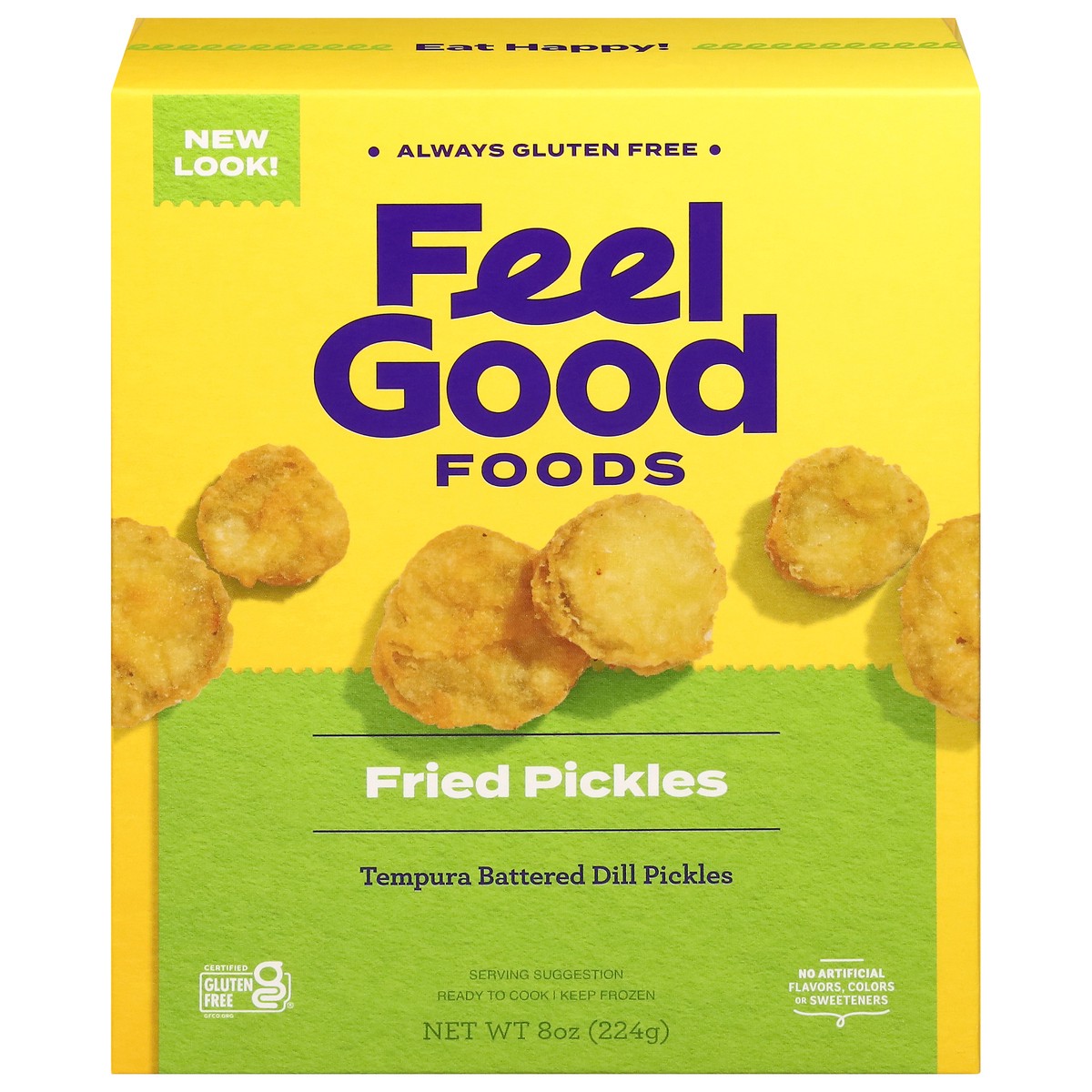 slide 1 of 14, Feel Good Foods Fried Pickles 8 oz, 8 oz