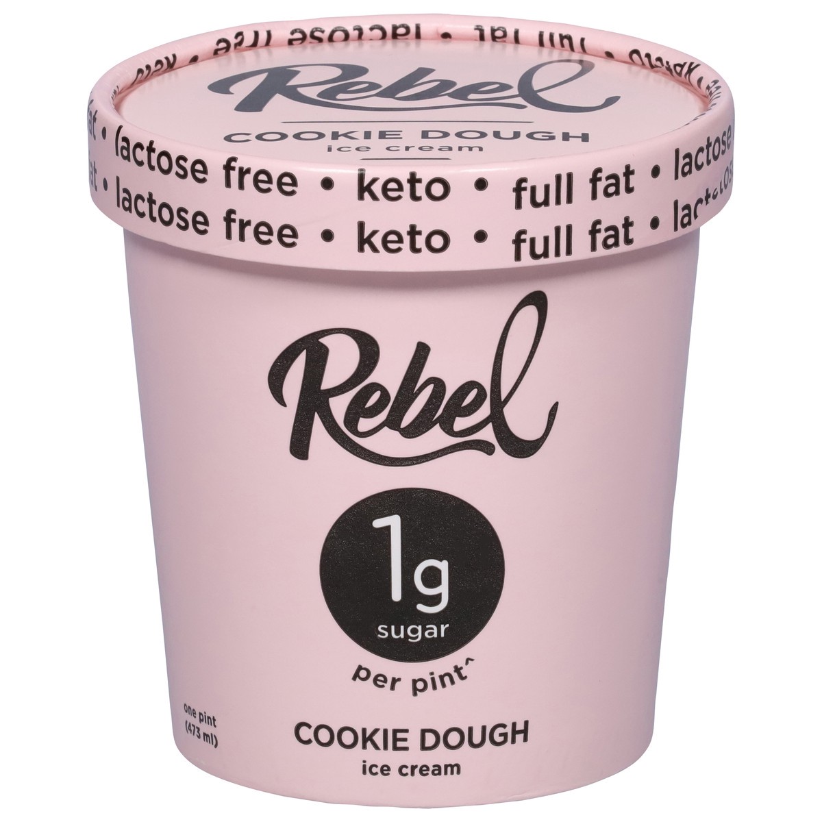 slide 1 of 14, Rebel Cookie Dough Ice Cream 1 pt, 1 pint