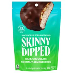 SkinnyDipped Dark Chocolate Coconut Almond Bites