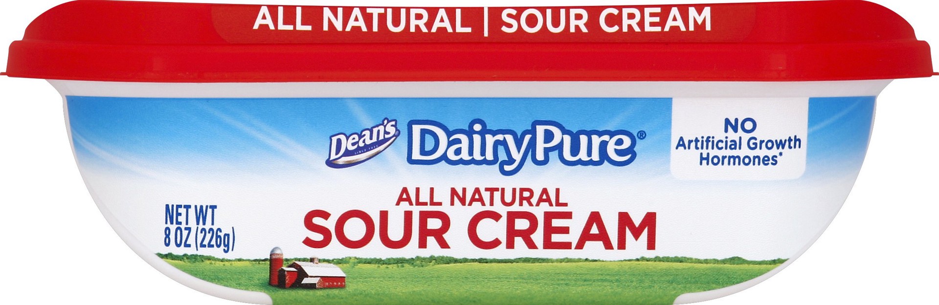 slide 1 of 1, Dairy Pure All Natural Sour Cream - 8 oz, 8 oz