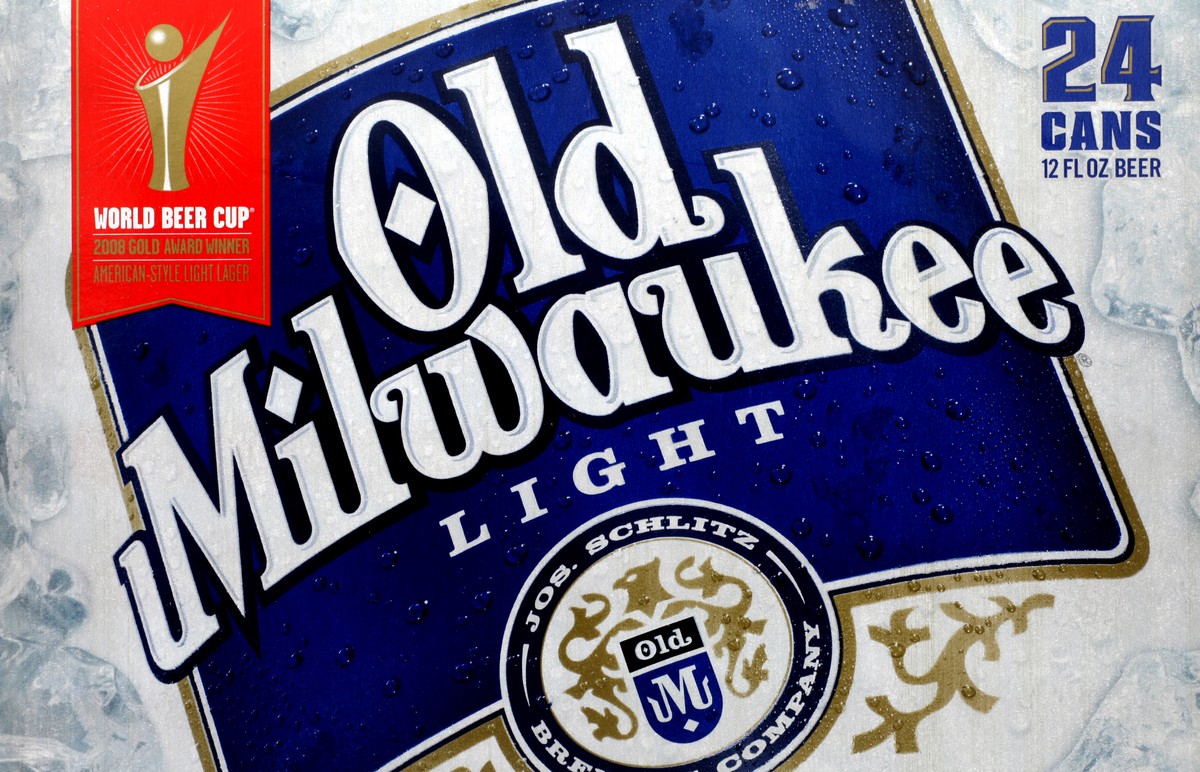 slide 2 of 6, Old Milwaukee Light Beer, 24 Pack, 12 fl oz Cans, 24 ct