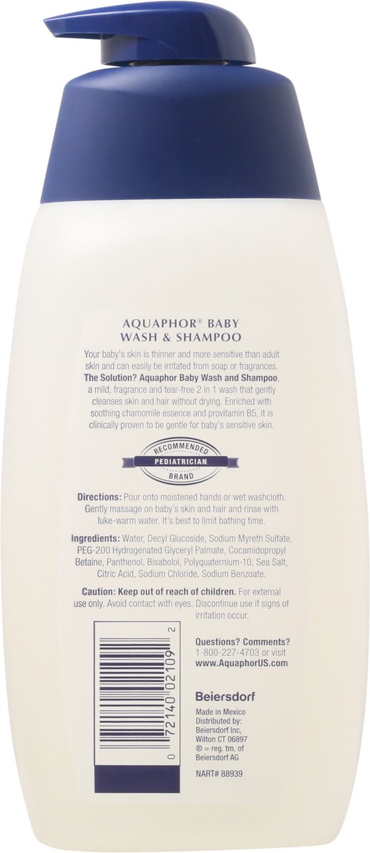 slide 3 of 13, Aquaphor Cleansing Baby Chamomile Wash & Shampoo 16.9 fl oz, 16.9 fl oz