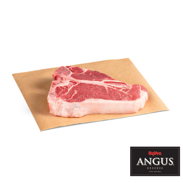 slide 1 of 1, Meat Angus Beef Loin T-Bone Steak Thick Cut, per lb