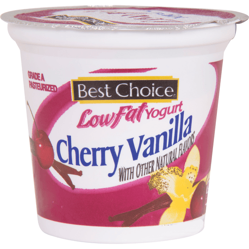 slide 1 of 1, Best Choice Original Cherry Vanilla Yogurt, 6 oz