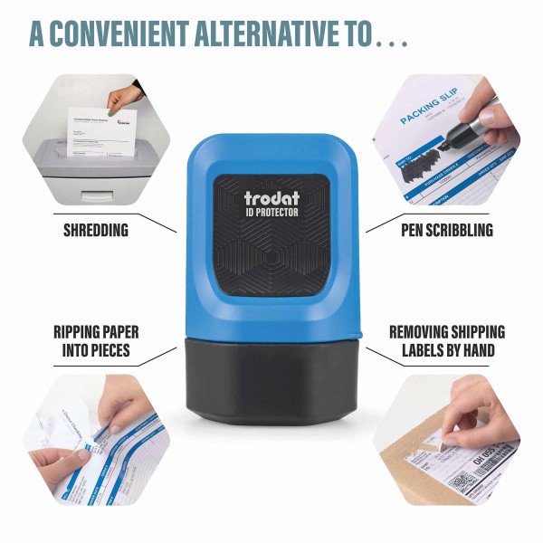 slide 6 of 6, Trodat Id Protector Ink Roller - Identity Theft Protection Roller Stamp, 1 ct