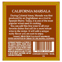 slide 6 of 9, Cribari Marsala Wine, 750 ml